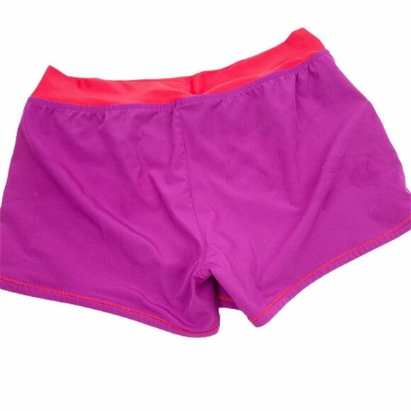 Prana Yoga Athletic Shorts Purple Red L - Picture 3 of 8